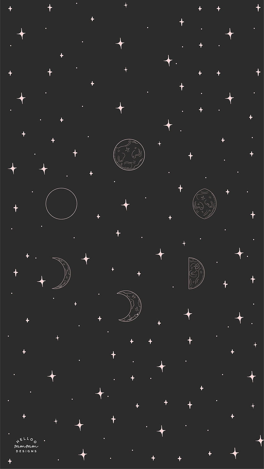Cute backgrounds ...pinterest, moon phases iphone HD phone wallpaper