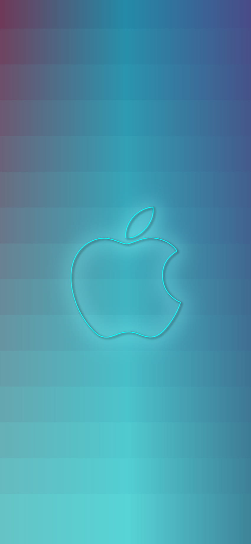 Neon apple logo for iphone HD phone wallpaper | Pxfuel