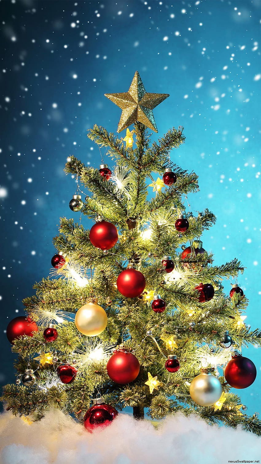 Christmas tree christmas decoration Nexus 5 Backgrounds [1080x1920] for ...