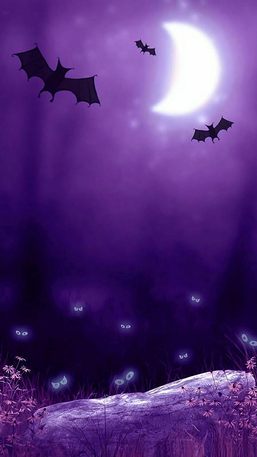 Purple halloween HD phone wallpaper | Pxfuel