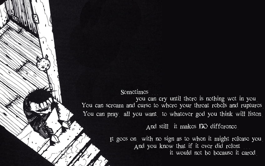 quotes, Monochrome, Johnny, The, Homicidal, Maniac / and Mobile Backgrounds, jthm HD wallpaper