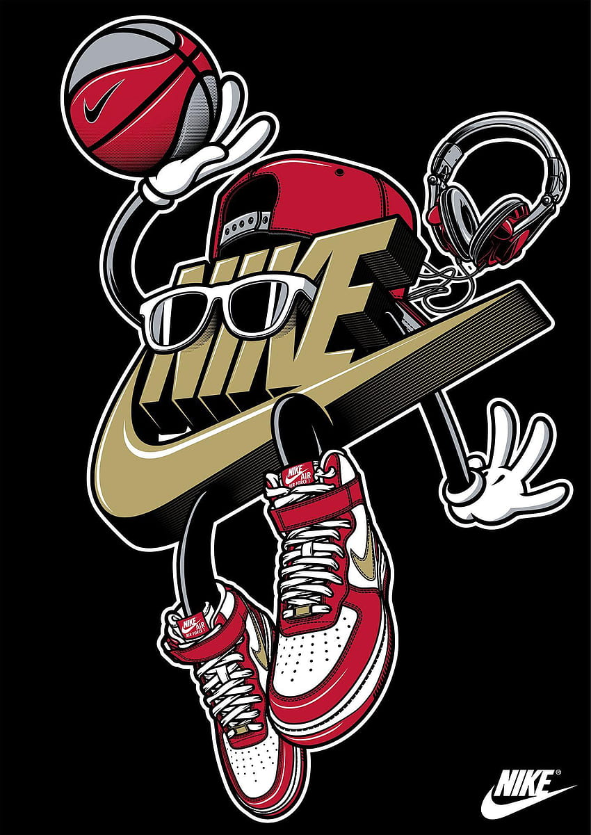 Nike kontra Rusc • Młodzi sportowcy na Behance w 2019 r., nike air force 1 iphone Tapeta na telefon HD