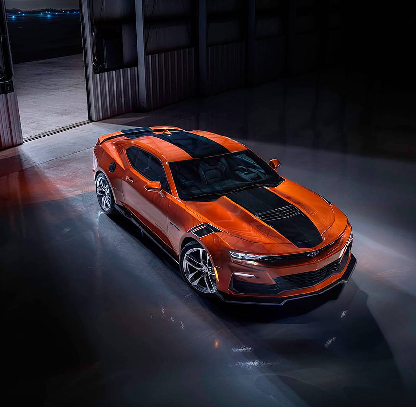 2022 Chevrolet Camaro Rocks New Vivid Orange Metallic Hue HD wallpaper