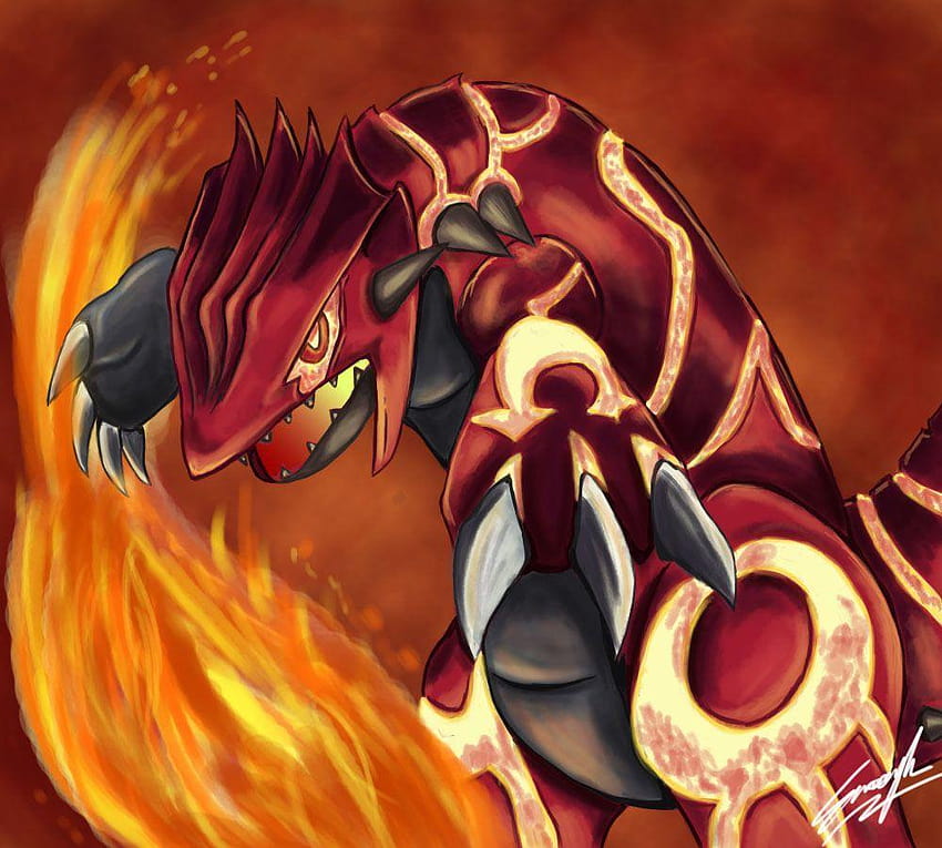 Pokemon : Primal Groudon By R Hd Wallpaper 