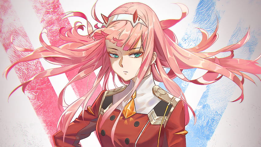 Zero Two Ultra, aesthetic anime girls pink hair HD wallpaper