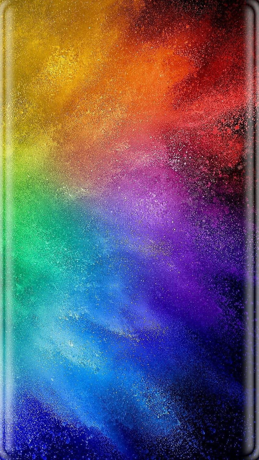 Ombre Rainbow Acuarela fondo de pantalla del teléfono