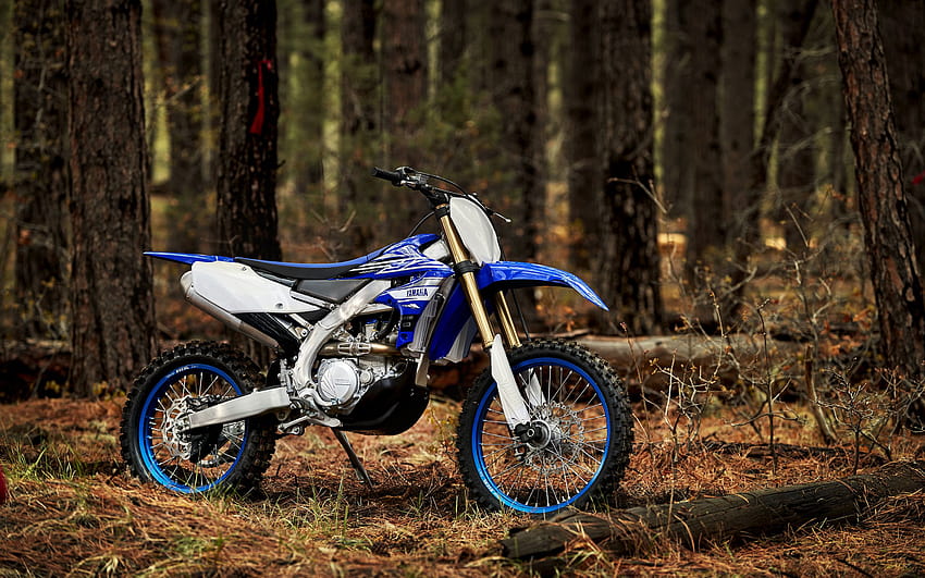Yamaha YZ250, offroad, 2018 bisikletleri, motokros, orman, ekstrem, 2880x1800 çözünürlüğe sahip Yamaha. Yüksek Kalite HD duvar kağıdı
