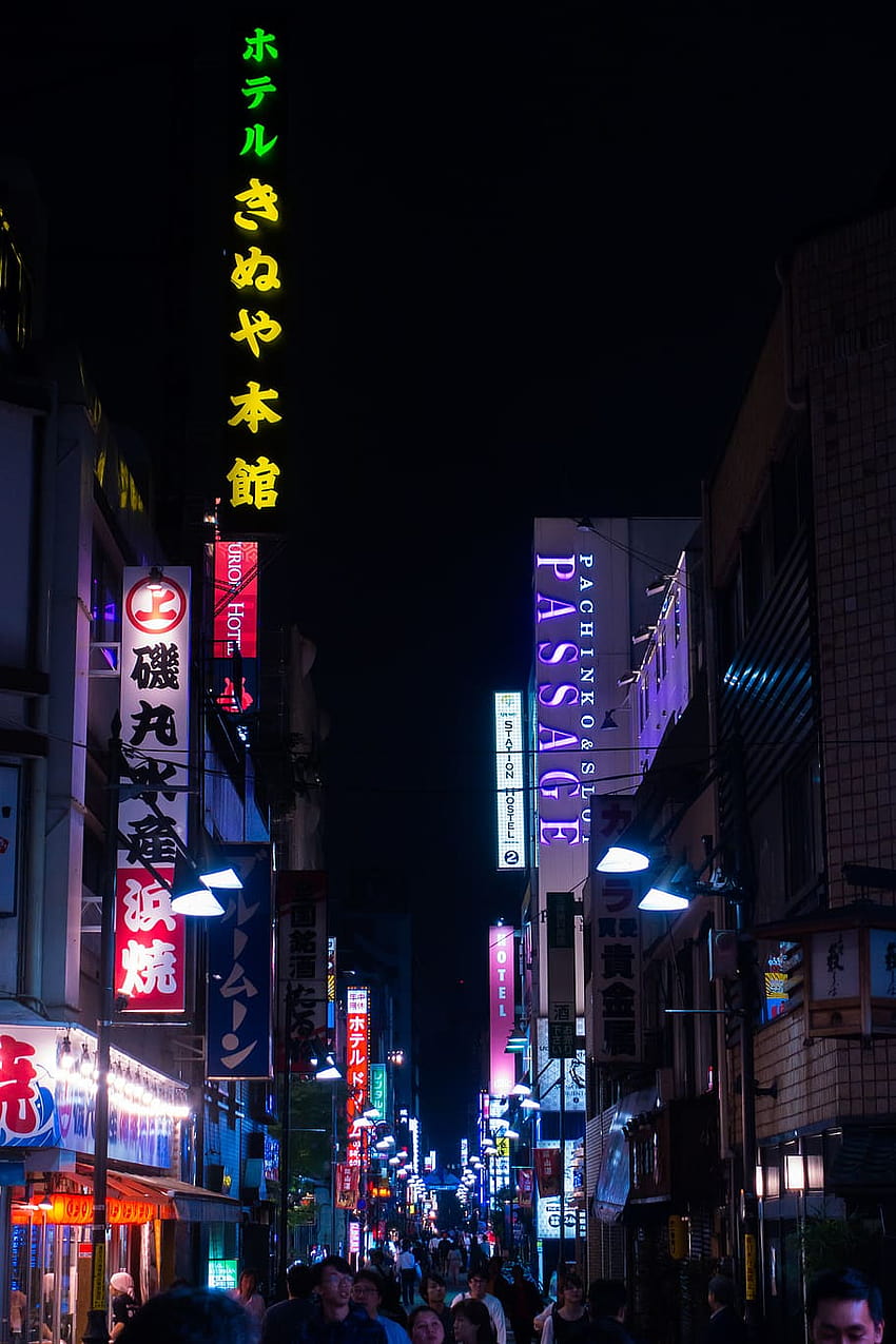 Man Made Osaka Phone, Night, Street, Japan, 1080x2400 Japan, HD