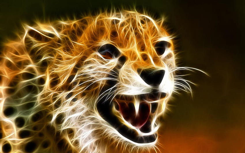 Awesome Animal posted by Ryan Peltier, neon cheetah HD wallpaper | Pxfuel