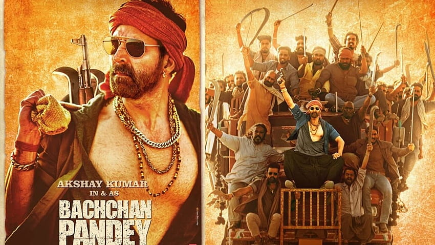 Akshay Kumar condivide i nuovi poster di Bachchan Pandey, il film in uscita su Holi, bachchhan paandey Sfondo HD