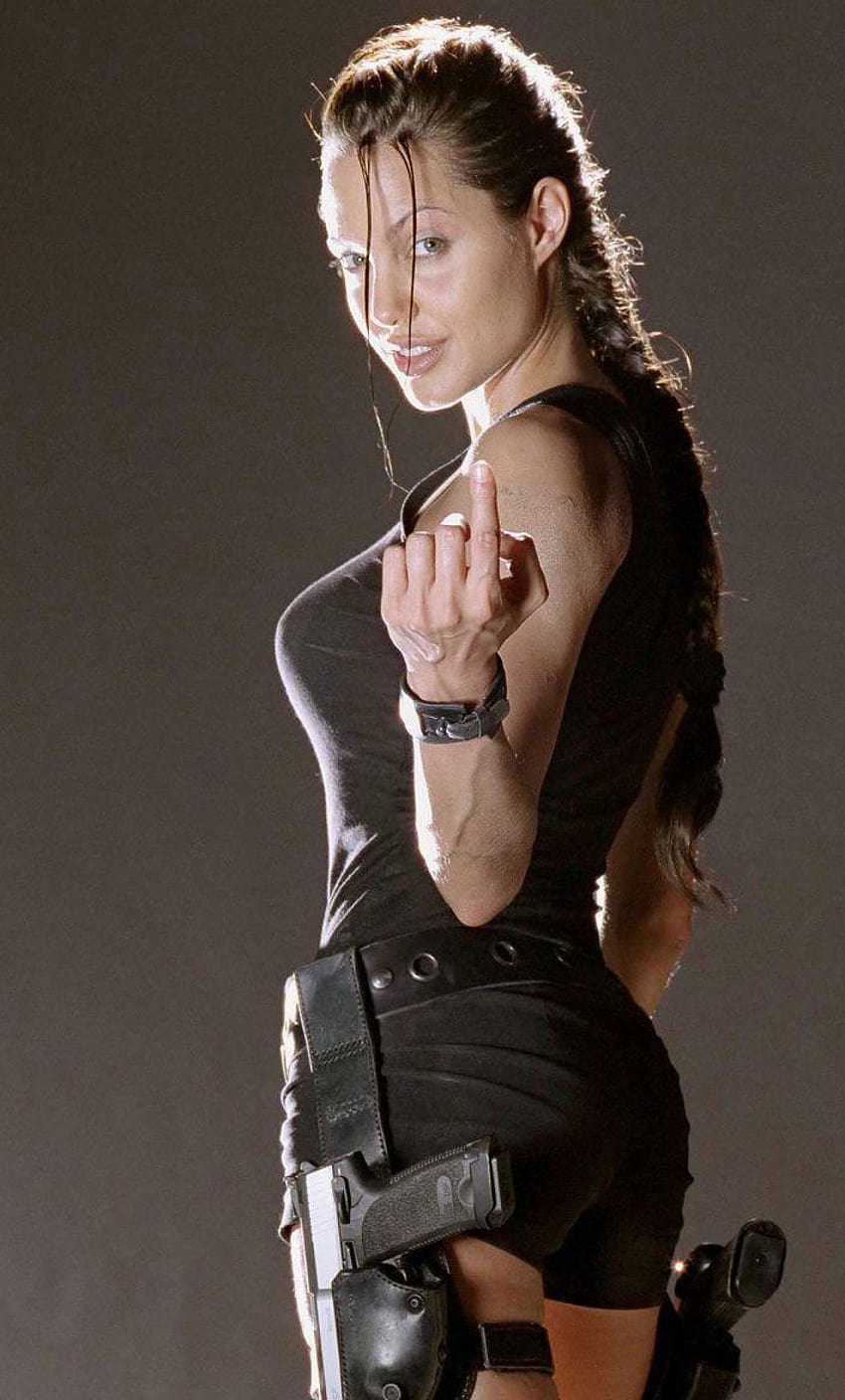 1280x2120 Angelina Jolie as Lara iPhone 6 plus, angelina jolie iphone HD phone wallpaper