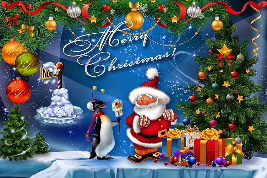Cute Merry Christmas High Quality Resolution, coming up christmas days HD wallpaper