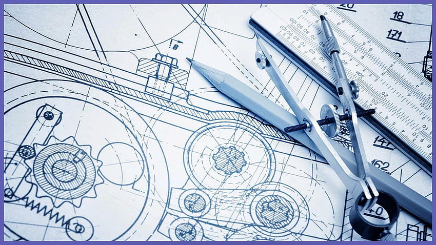 Engineering Drawing, technical drawing HD wallpaper