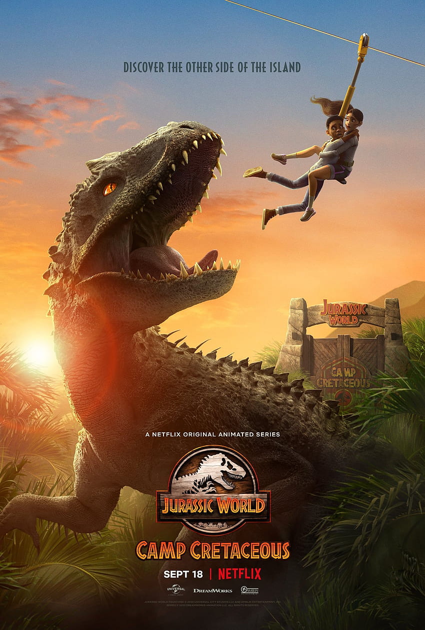 Jurassic World Camp Cretaceous Netflix Show, indominus rex camp cretaceous Tapeta na telefon HD