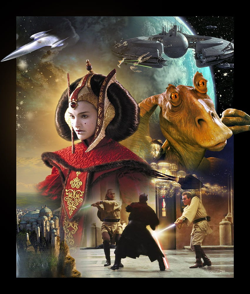Star Wars Episode 1 list, star wars the phantom menace episode i HD phone wallpaper