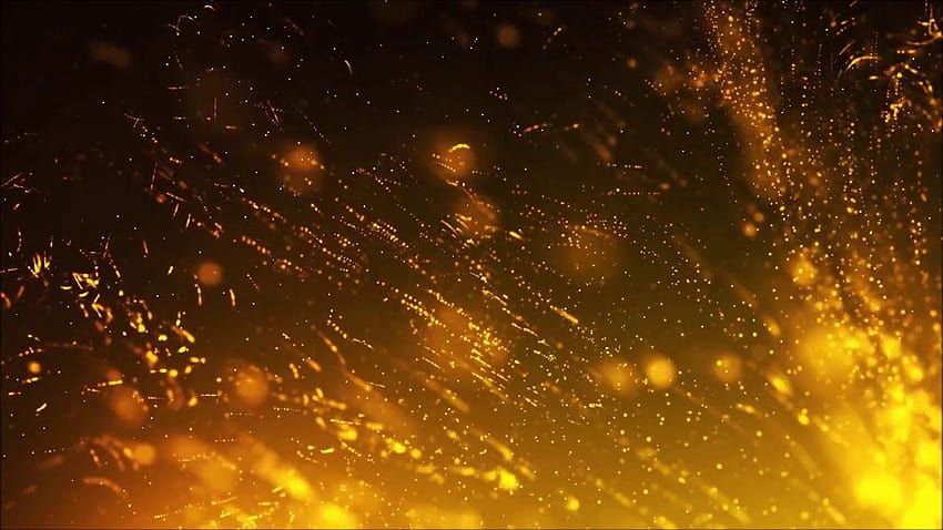 Partículas de polvo dorado, polvo de oro fondo de pantalla