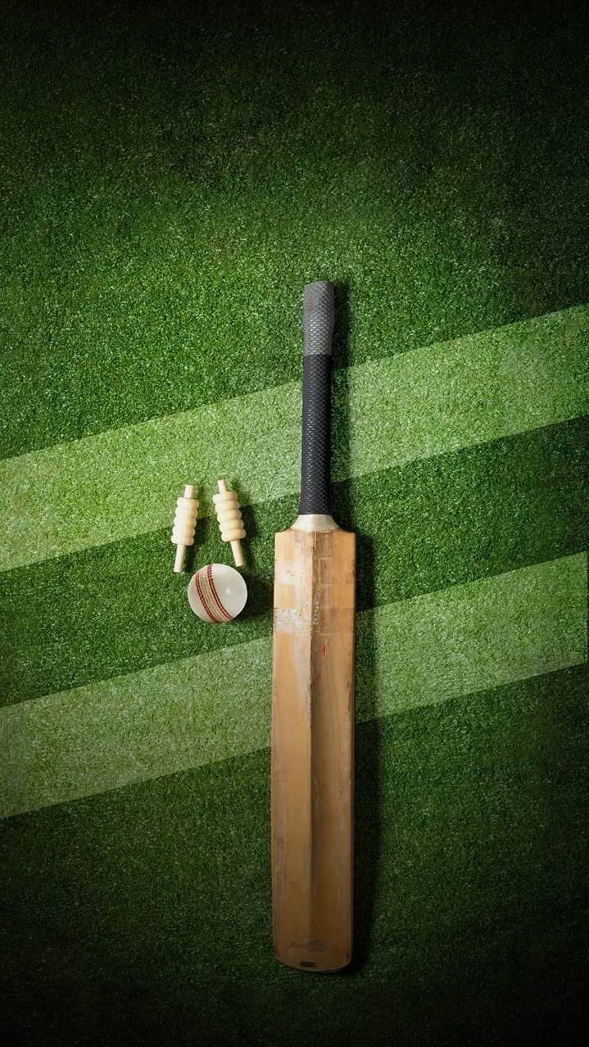 CRICKET de Rishidevmohanty, bate y pelota de cricket fondo de pantalla del teléfono