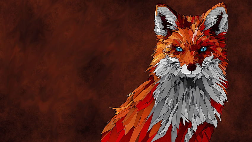 Orange Fox Artwork Orange Fox Artwork is an posted in our of abstract wallpape… HD wallpaper