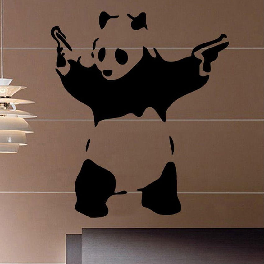 Banksy Gangster Panda Decal Vinyl Wall Sticker, banksy panda HD phone wallpaper