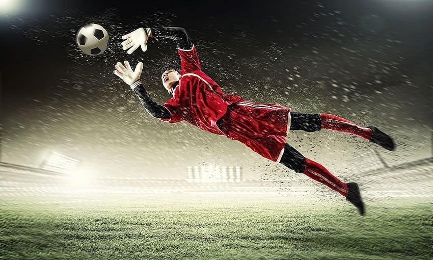 goalkeeper gloves football HD wallpaper