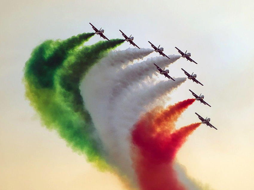 Indian Air Force, aviones de combate, humo, azafrán, blanco, mapa de india para móvil fondo de pantalla