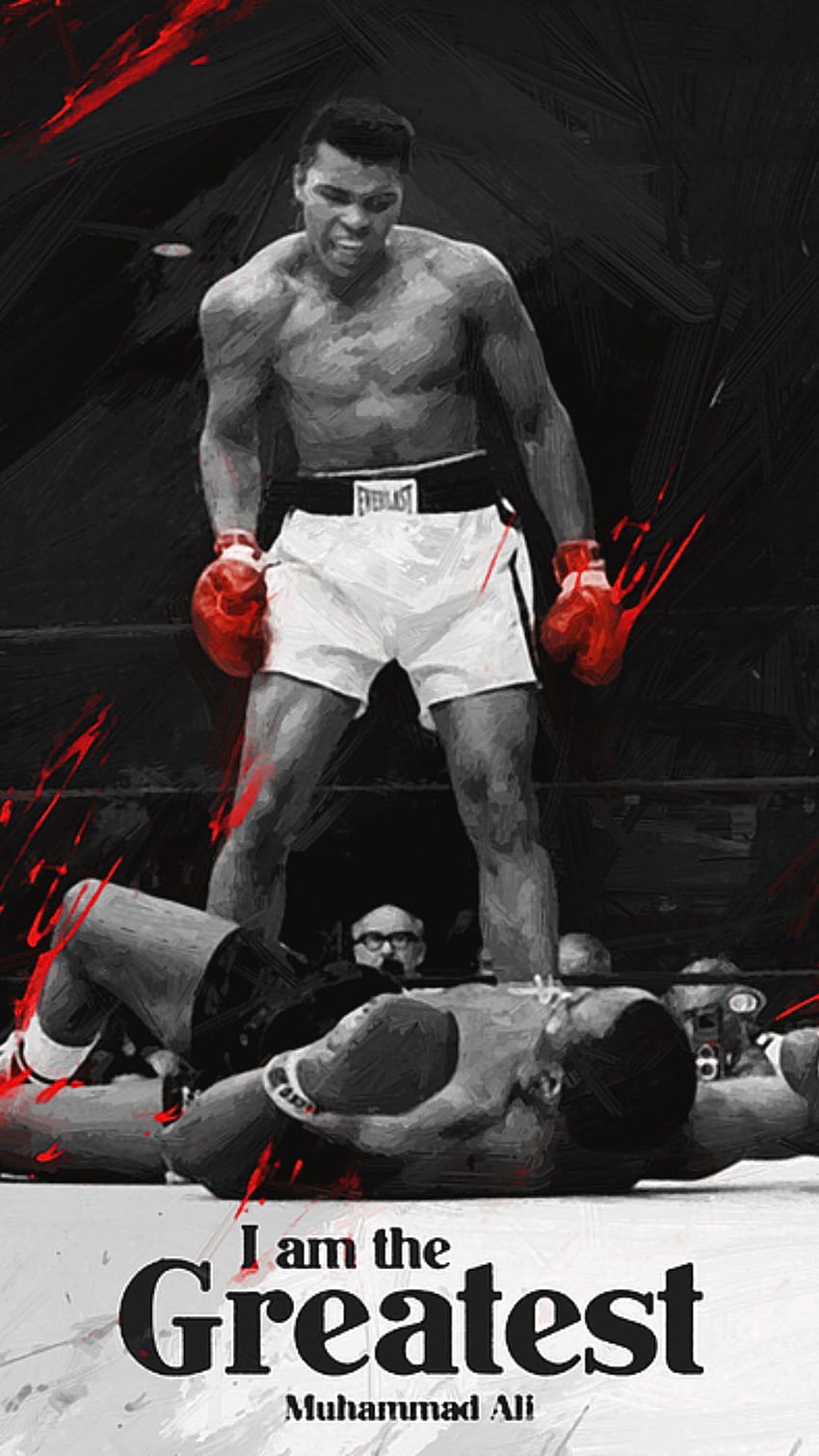 Muhammad Ali, argilla di cassio Sfondo del telefono HD