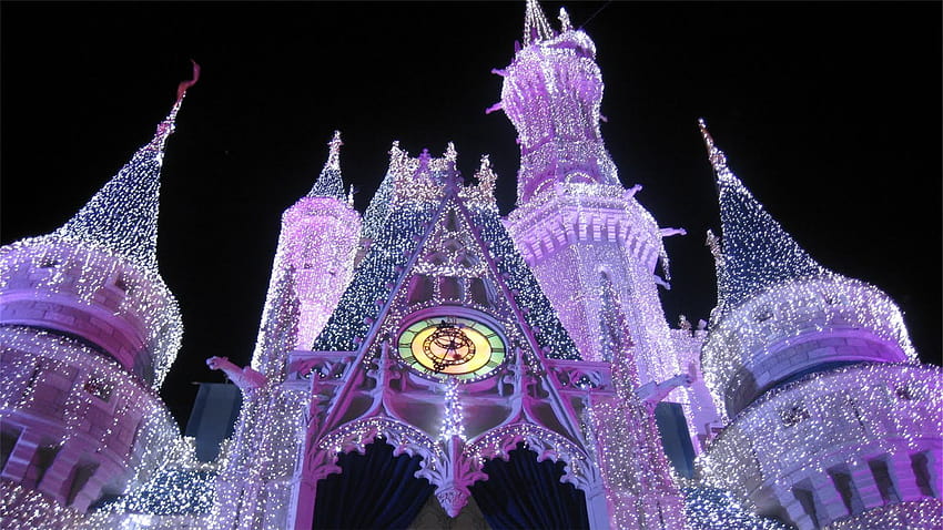 Disney Castle Christmas 1920x1080 3383 [1920x1080] за вашия мобилен телефон и таблет, disney christmas HD тапет