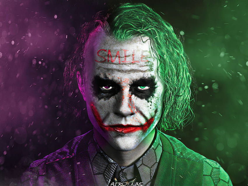 Joker Posture Art วอลล์เปเปอร์ HD