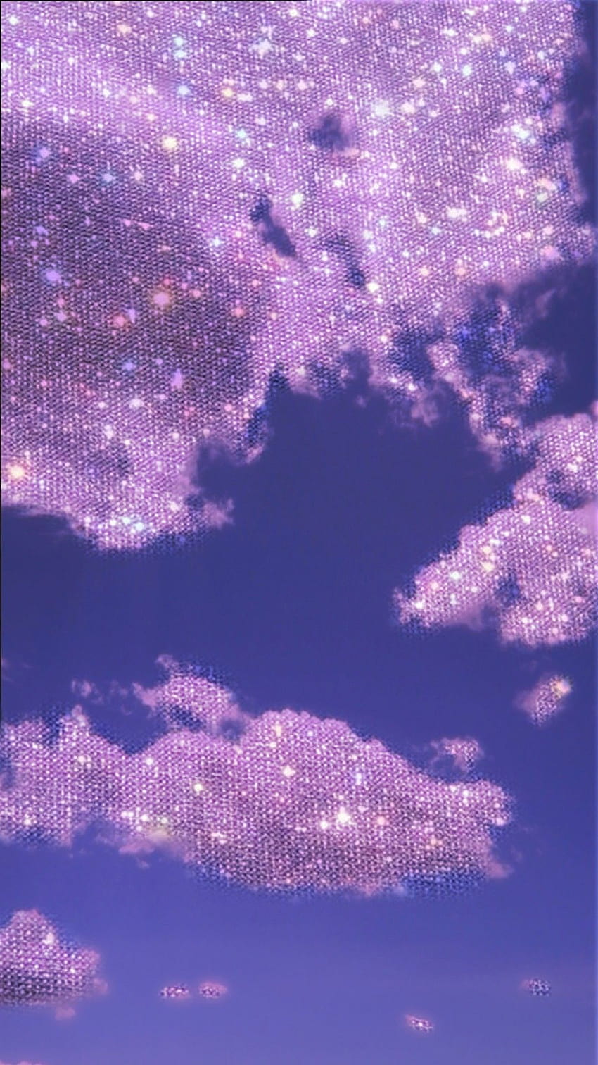 Pink clouds from my Windows with glitters HD phone wallpaper