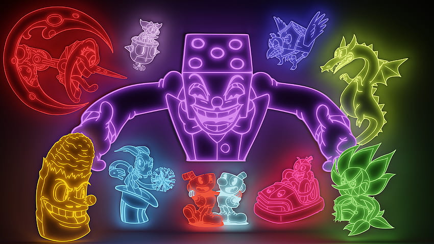 I put together some of my favourite bosses! [ ] : Cuphead HD wallpaper