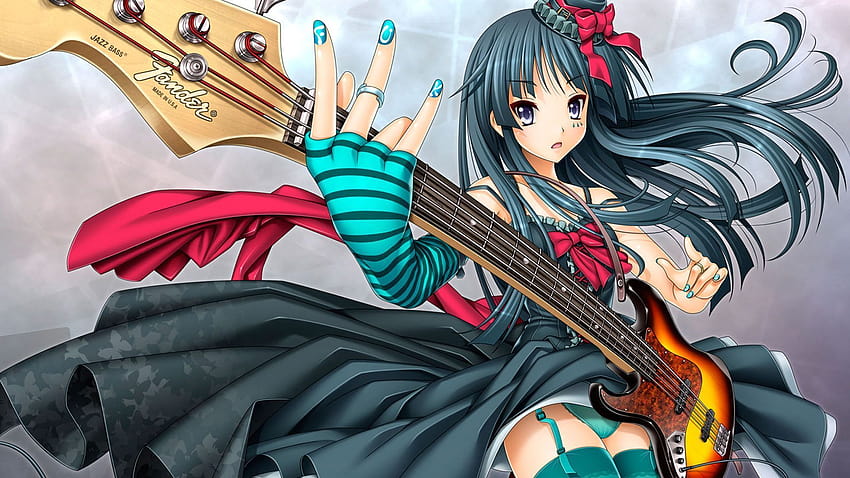 6 Anime, anime guitar girl pc HD wallpaper