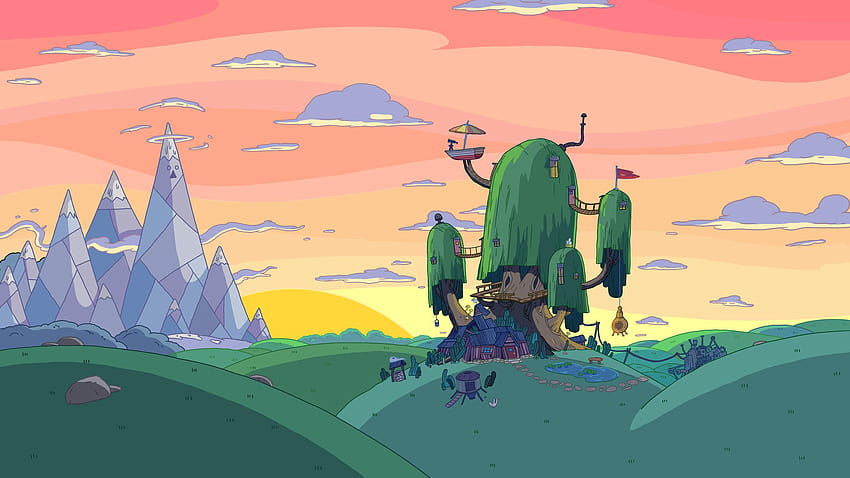 Tła Adventure Time, jesienna przygoda Tapeta HD