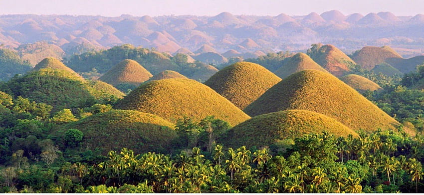 Bohol and its Chocolate Hills HD wallpaper