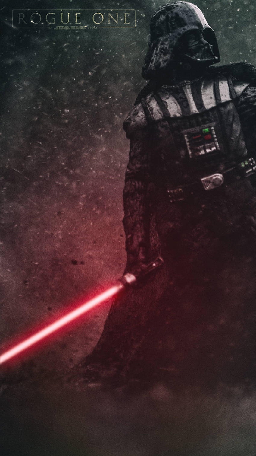 I just can't wait for Rogue One trailer so I've made myself, mobile darth vader HD phone wallpaper