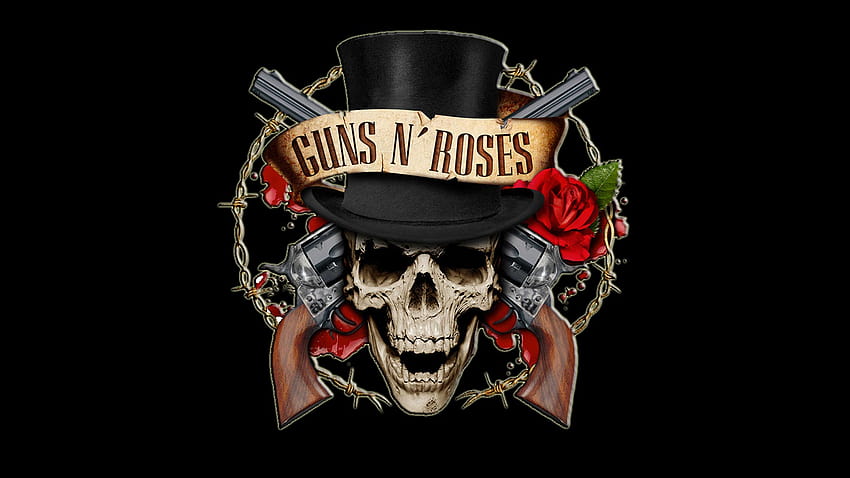 Tema Guns N Roses untuk Windows 10 8 7 [1920x1080] untuk ponsel, Tablet, tengkorak, dan mawar Anda Wallpaper HD