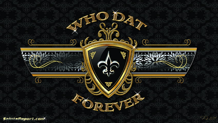For > New Orleans Saints Who Dat, new orlean saints HD wallpaper