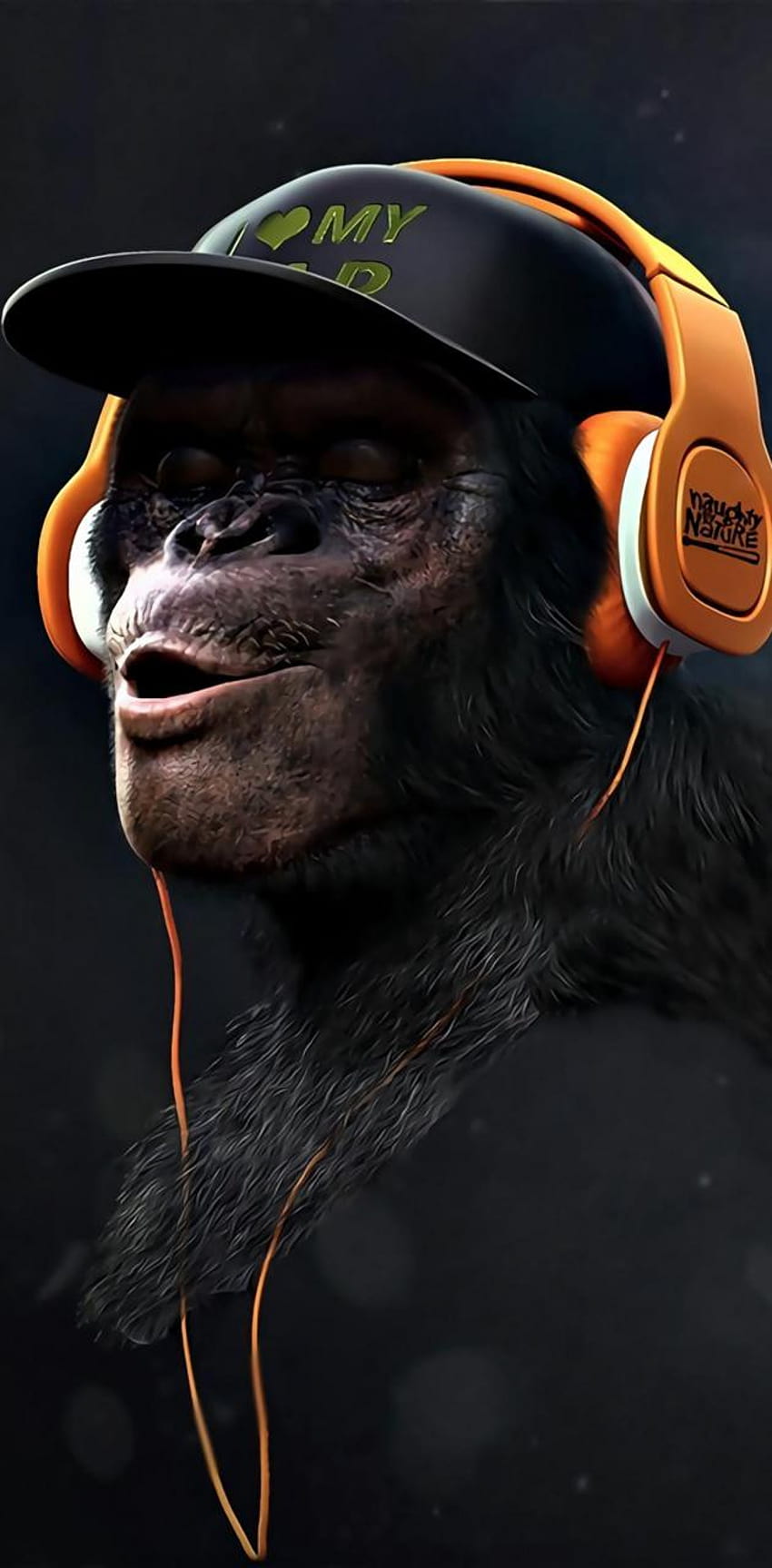 Monkey Swag HEAR by anddyy00 Tapeta na telefon HD