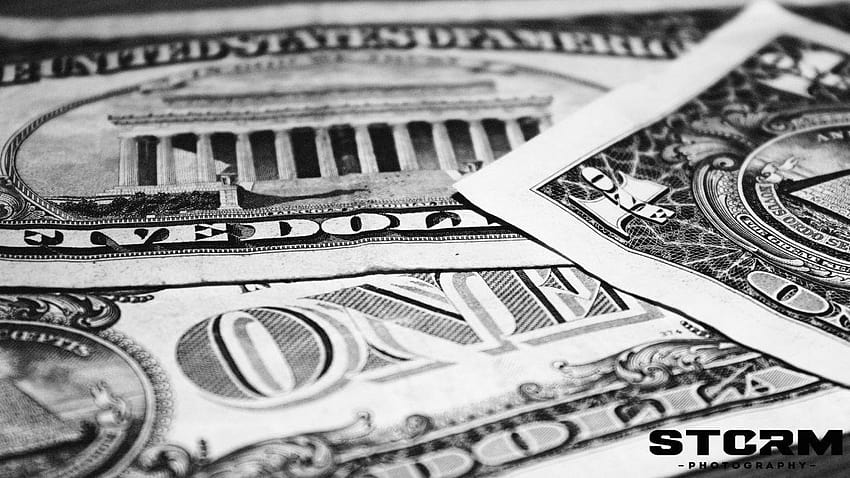 Black white money dollar bills Dollars, dark money HD wallpaper