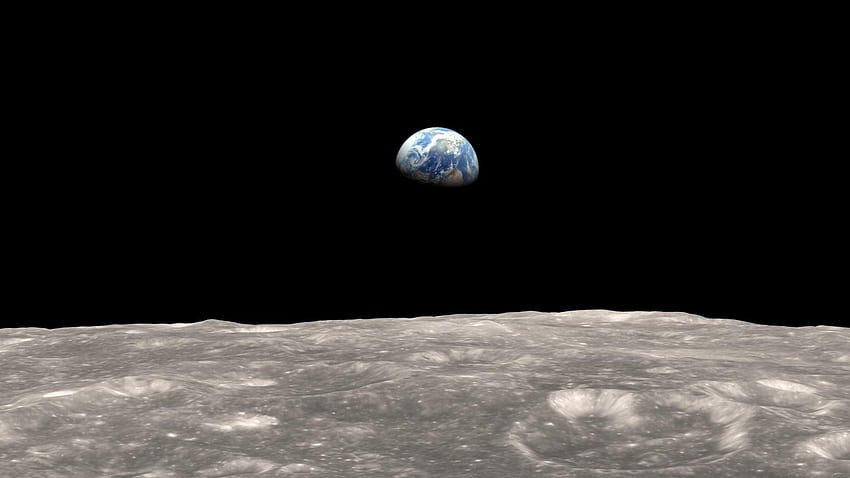Earth view from the moon HD wallpapers | Pxfuel