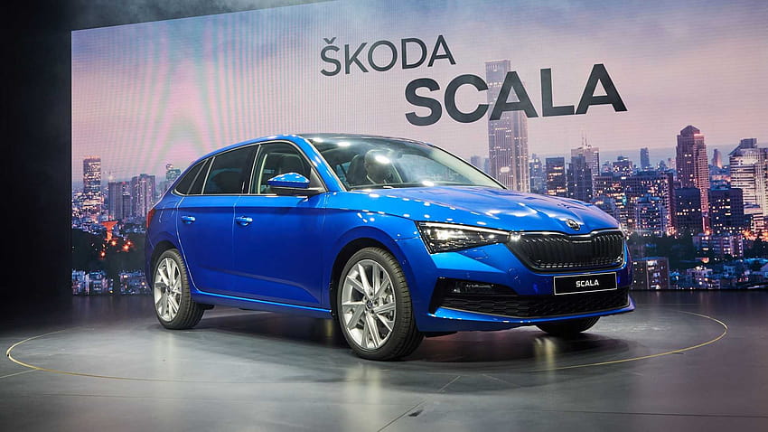 Skoda Scala 2019 révélée à ses rivales VW Golf et Ford Focus Fond d'écran HD