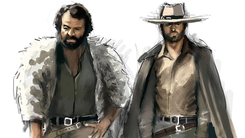 Bud Spencer Terence Hill Western HD wallpaper