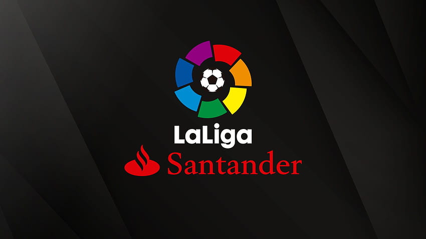 Racing Santander FC, golden logo, La Liga 2, green metal background,  football, HD wallpaper