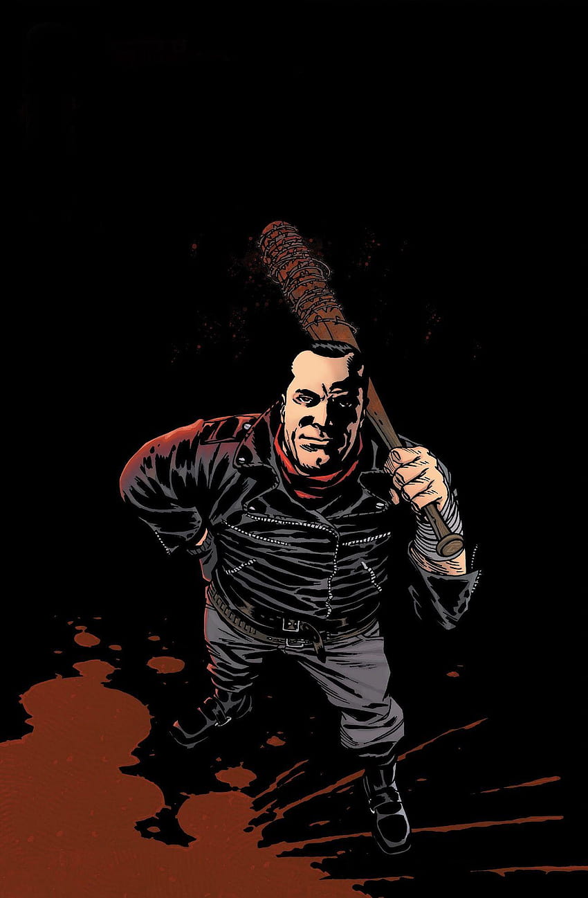 With a little editing I made a phone of Negan from the HD phone wallpaper