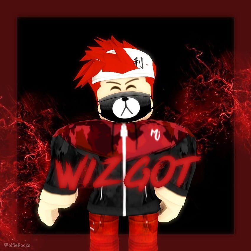 wizgot 1 GFX by: WolfieRocks_01 Roblox Amino: @WolfieRocks Roblox: @WolfieRocks_01, roblox boy HD phone wallpaper