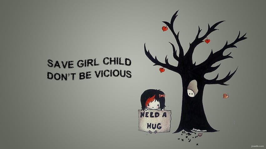 Image Poetry: Save Girl Child Poster