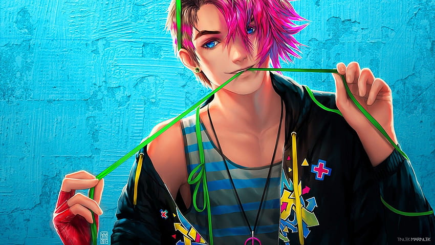 Gaya Anime Boy, dp instagram Wallpaper HD