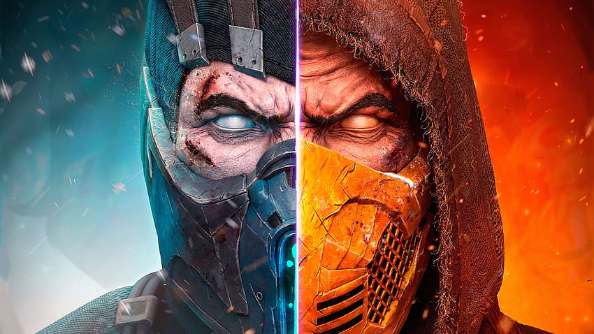 Mortal Kombat Scorpion vs Sub, แมงป่อง vs Subzero 2021 วอลล์เปเปอร์ HD