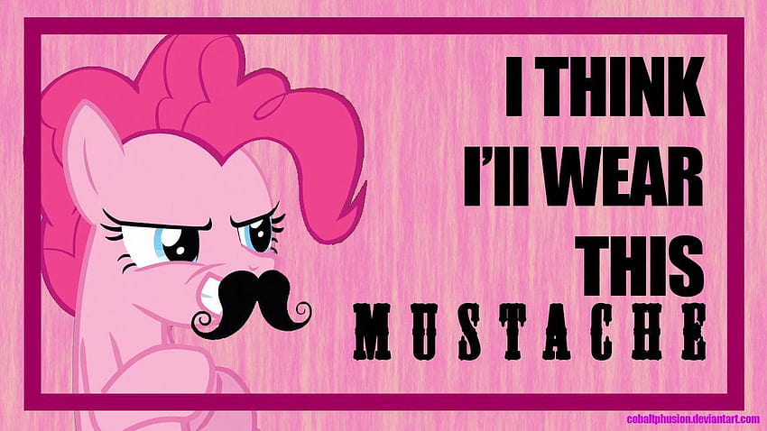 I think I'll wear this MUSTACHE by CobaltPhusion, pink mustache HD wallpaper