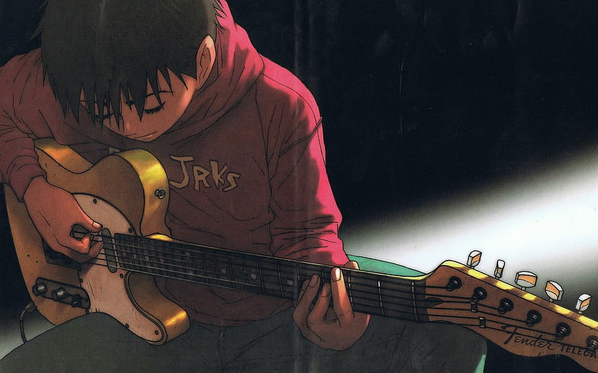 Gitarzysta anime, gitara anime Tapeta HD