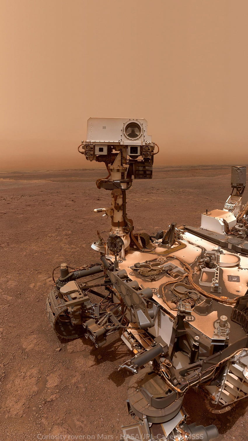 : Curiosity self, mars rover HD phone wallpaper